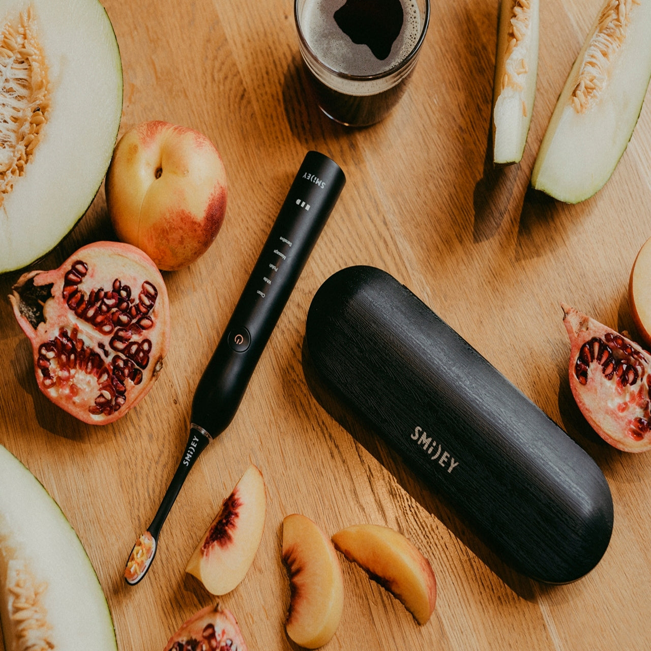 Sonicinis dantų šepetėlis Smiley + Belaidis dantų irigatorius