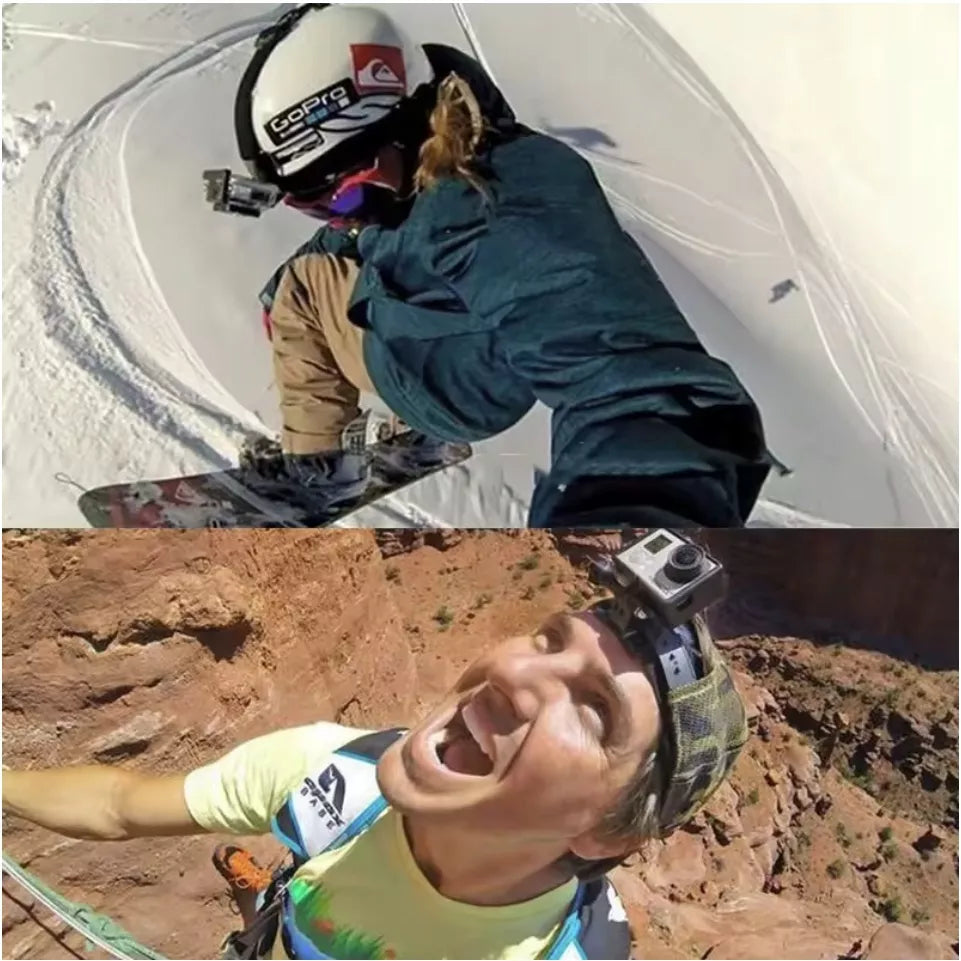 Galvos dirželis tvirtinimas ant galvos arba šalmo sporto kameroms GoPro Hero DJI SJCAM