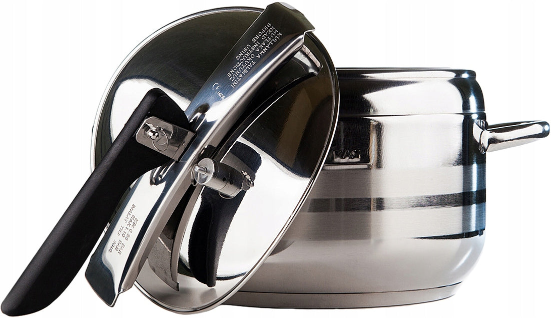 Greitpuodis 5L dujoms ir indukcijai Puodas greitam virimui STAL