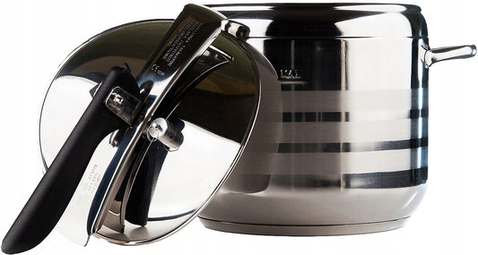 Greitpuodis 7L dujinėms ir indukcinėms viryklėms, slėginis puodas greitam virimui STAL