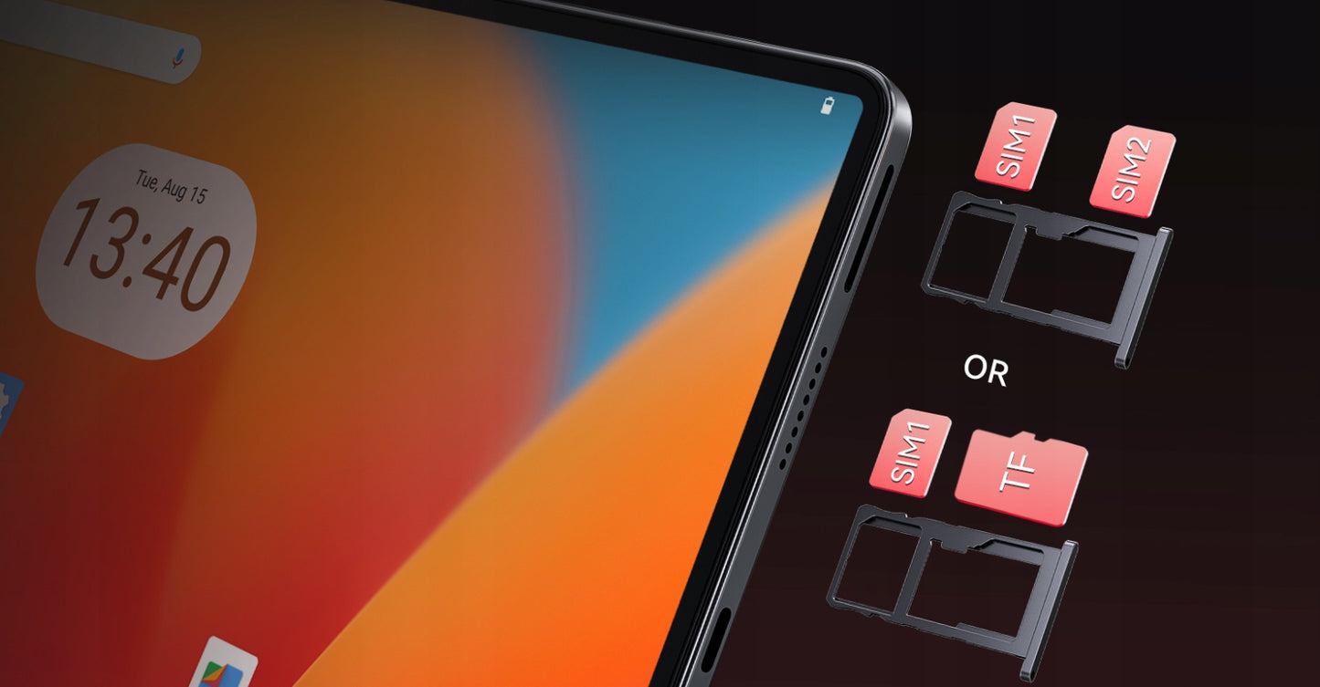 PLANŠETINIS KOMPIUTERIS CUBOT TAB 70 10,95" 16/128GB LTE 4G GPS WIFI ANDROID KLAVIATŪRA PELĖ