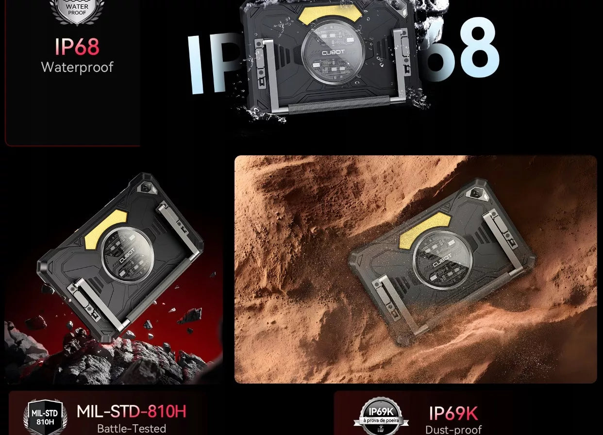 STIPRIINTAS TABLETĖ CUBOT KINGKONG TAB S 10,1" DVI SIM GPS