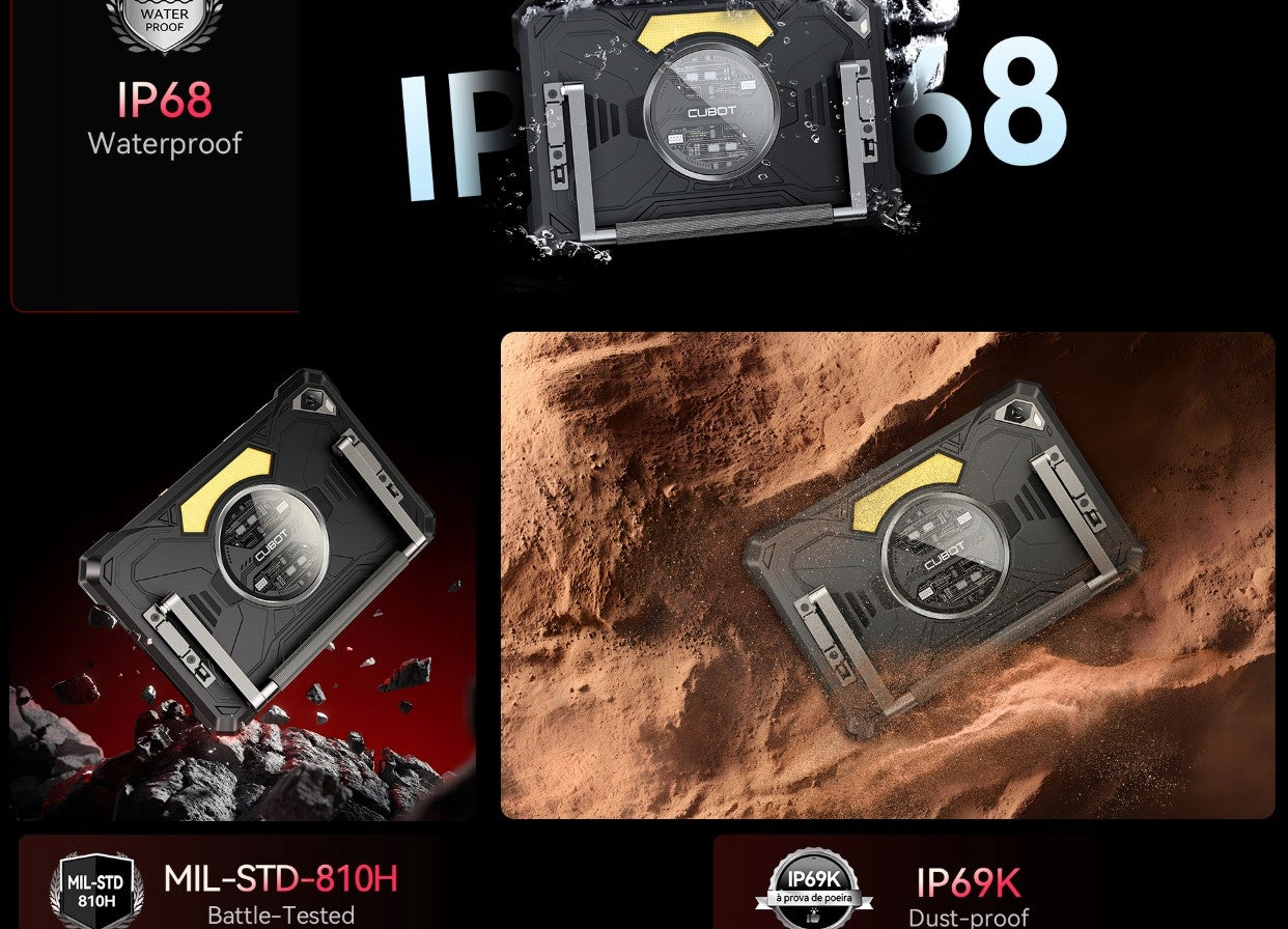 STIPRIINTAS TABLETĖ CUBOT KINGKONG TAB S 10,1" DVI SIM GPS