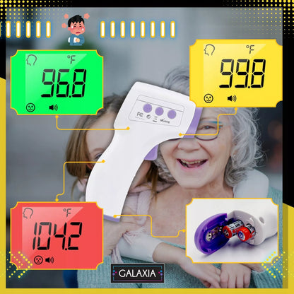 MEDICININIS BEKONTAKTIS TERMOMETRAS Elektroninis infraraudonųjų spindulių termometras vaikams