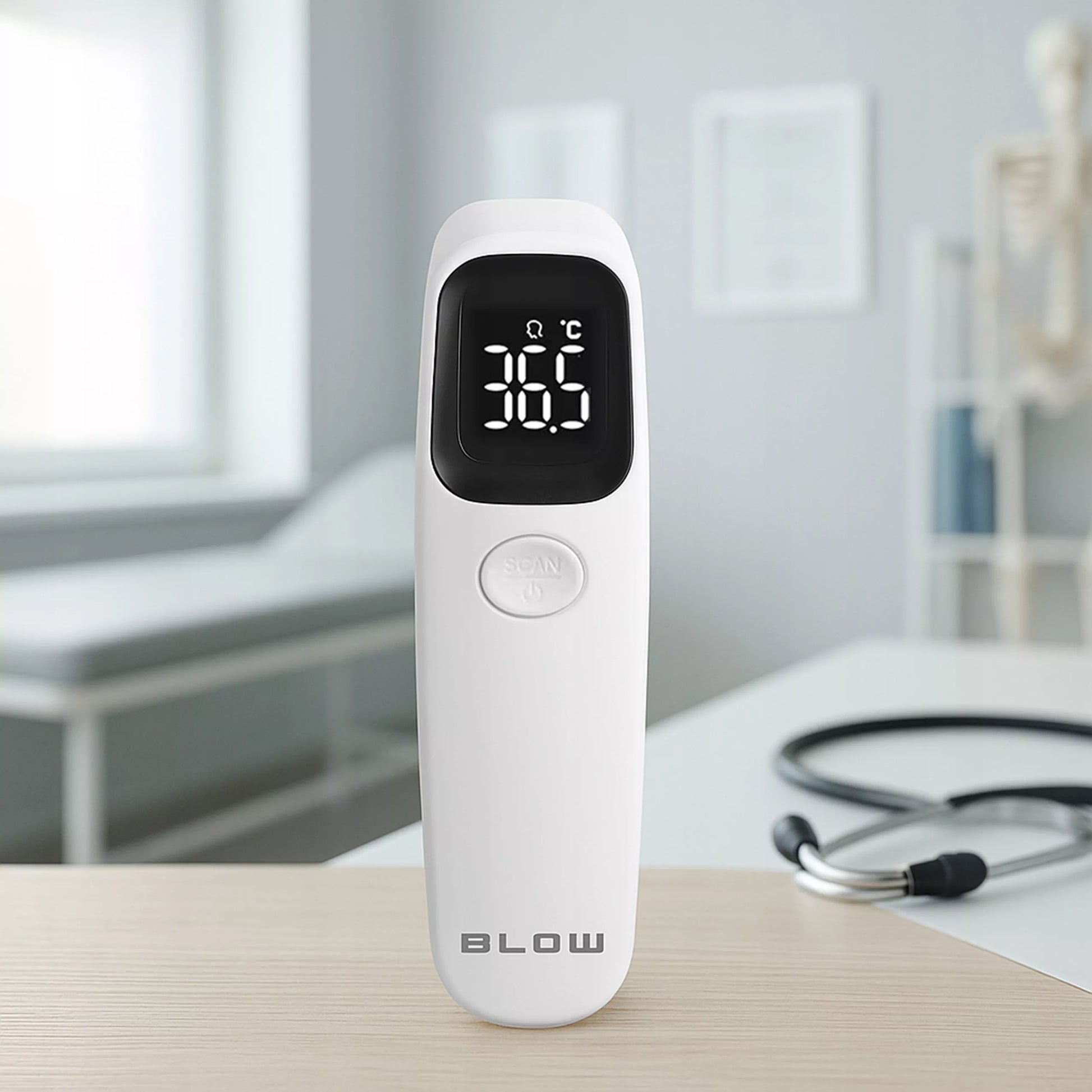 TERMOMETRAS BE KONTAKTINIS MEDICININIS LIGONINĖS KŪNO TEMPERATŪROS MATAVIMAS SIGNALIZACIJA