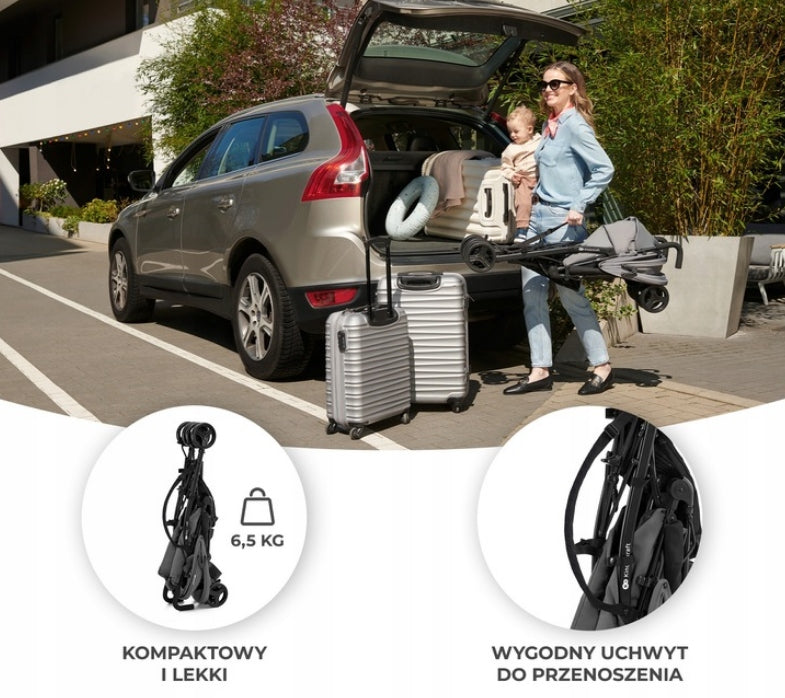 TIK Kinderkraft Vežimėlis, skėtis, lengvas