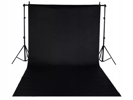 Fotografinis fonas, polipropilenas, juodas, matinis, 275 x 160 cm