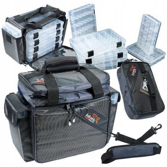 ŽVEJŲ KREPŠYS SU 4 DĖŽUTĖMIS HOKKADO 40/20/30-6 ŽVEJUI