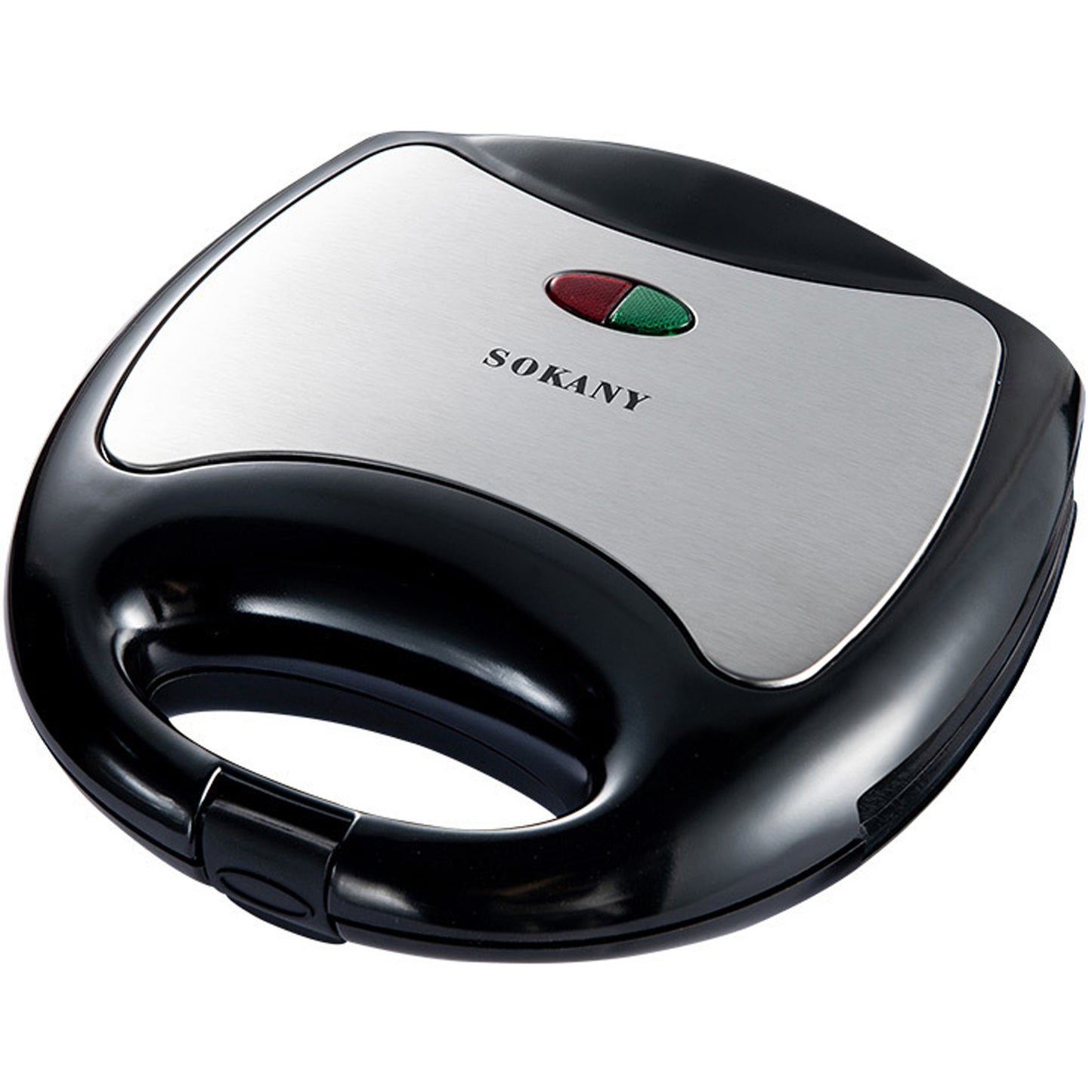 Galingas 750W sumuštinių skrudintuvas, skirtas trikampiams sumuštiniams, saugus