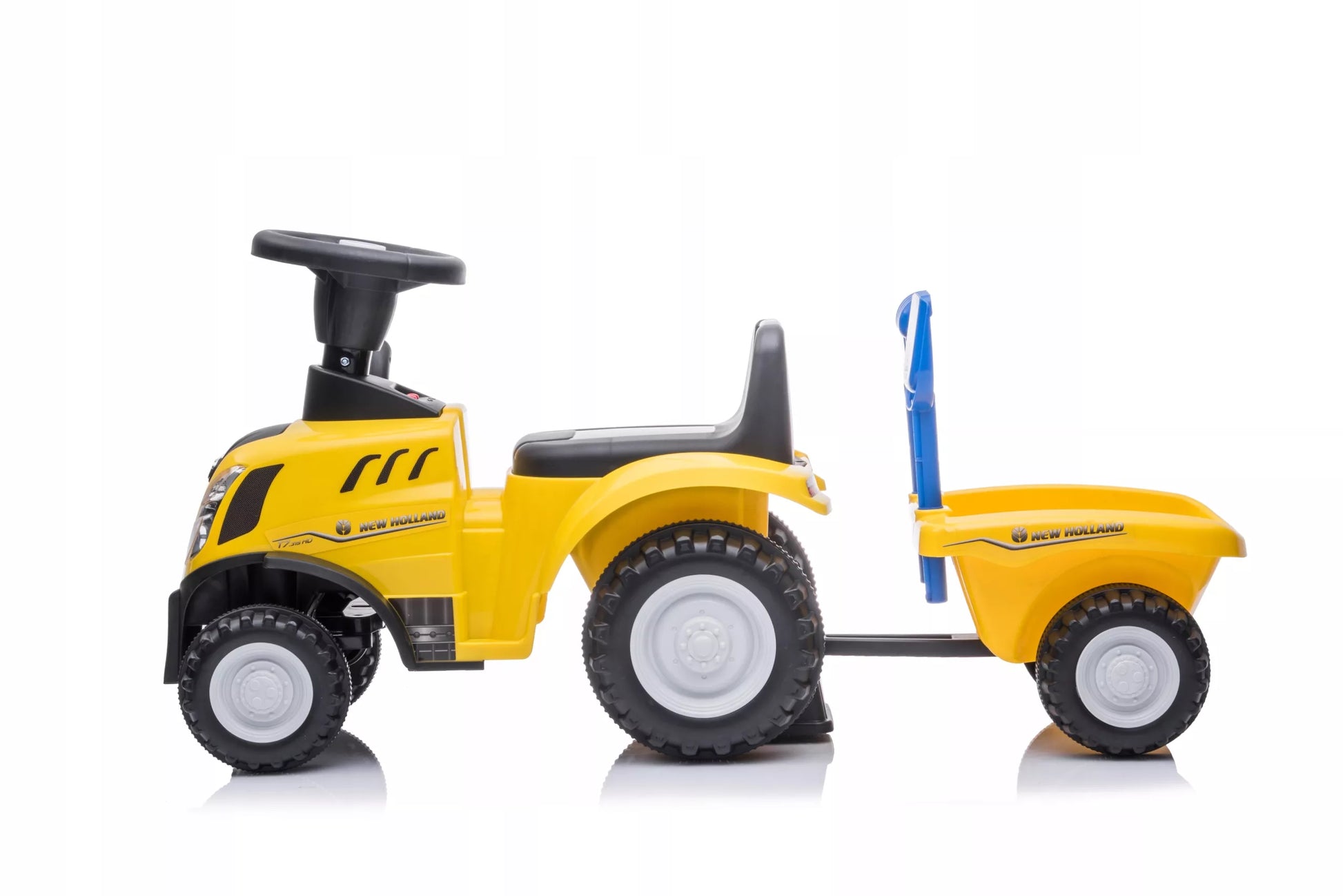 TRAKTORIUKAS STUMDUKAS NEW HOLLAND SU MELODIJOMIS, DOVANA METINUKUI