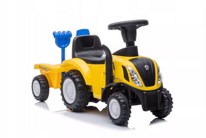 TRAKTORIUKAS STUMDUKAS NEW HOLLAND SU MELODIJOMIS, DOVANA METINUKUI