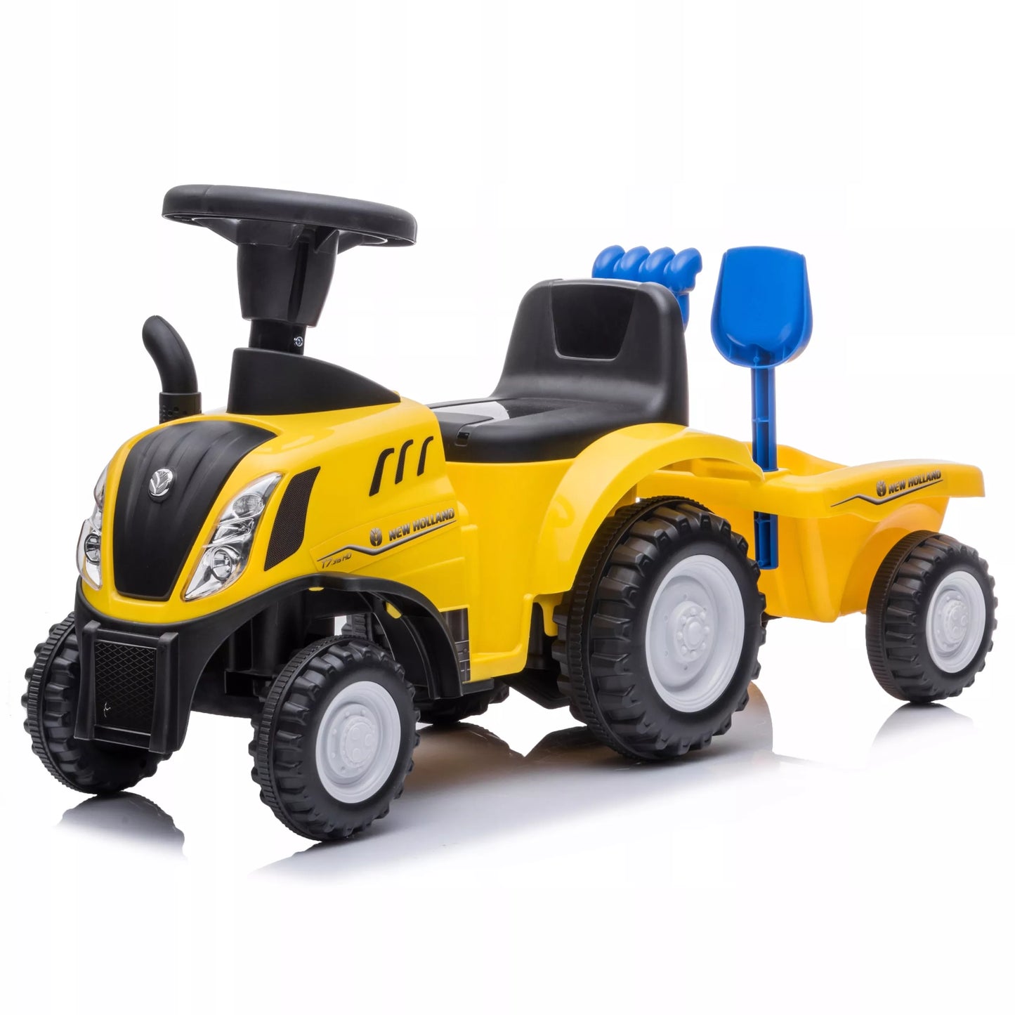 TRAKTORIUKAS STUMDUKAS NEW HOLLAND SU MELODIJOMIS, DOVANA METINUKUI