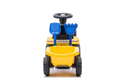 TRAKTORIUKAS STUMDUKAS NEW HOLLAND SU MELODIJOMIS, DOVANA METINUKUI