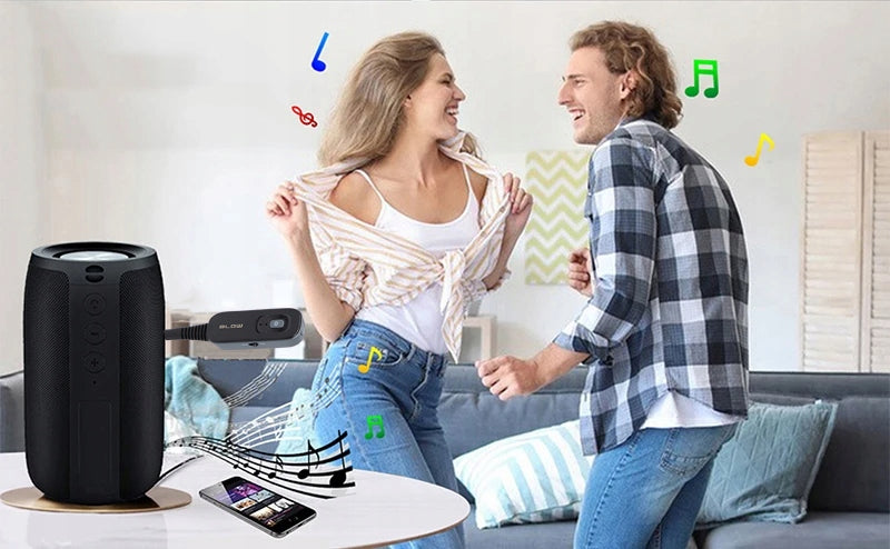 BLUETOOTH 2IN1 SIŲSTUVAS-IMTUVAS AUX MINIJACK 3,5MM TX RX USB-C