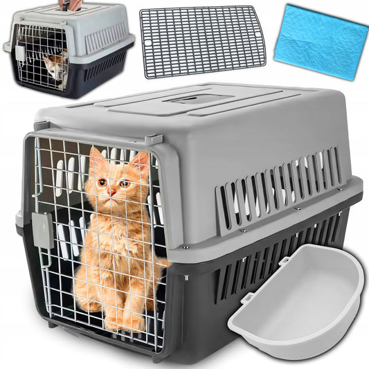 GABENIMAS GYVŪNAMS KATĖMS ŠUNIUKAMS 48x31x30 cm DĖŽĖ + GERTUVĖ KILIMĖLIS