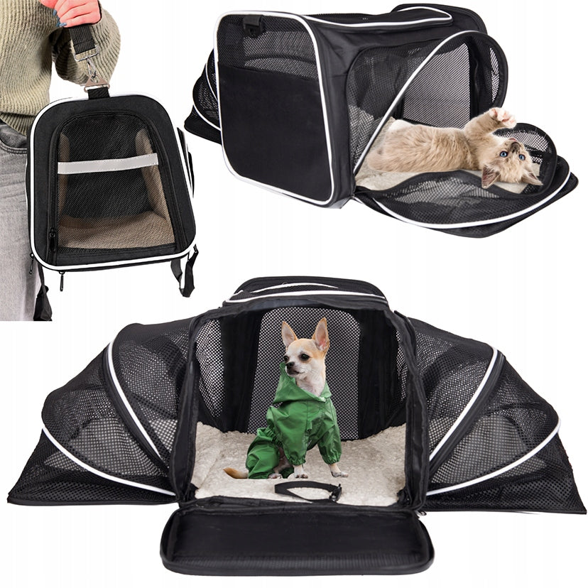 TRANSPORTERIS KOTUI, ŠUNIUI SU VENTILIACIJA SKIRTAS SKRYDŽIAMS LĖKTUVU, KELIONĖMS