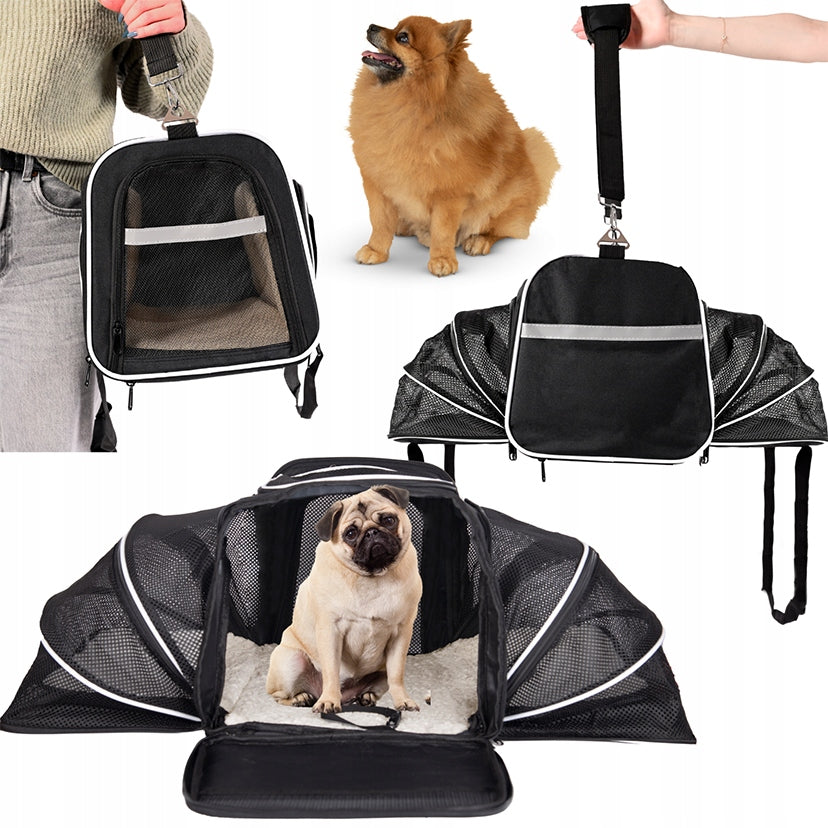 TRANSPORTERIS KOTUI, ŠUNIUI SU VENTILIACIJA SKIRTAS SKRYDŽIAMS LĖKTUVU, KELIONĖMS