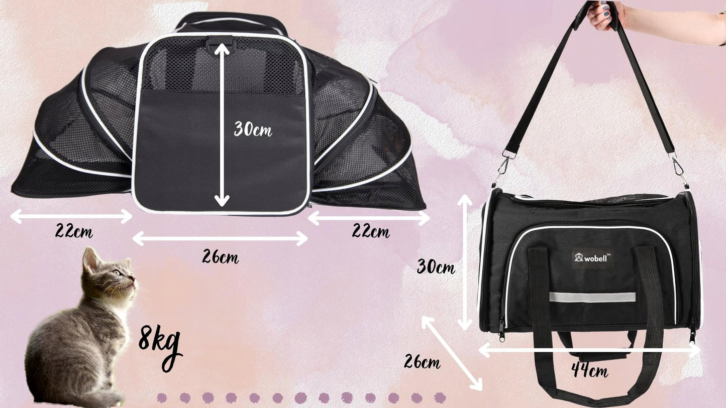 TRANSPORTERIS KOTUI, ŠUNIUI SU VENTILIACIJA SKIRTAS SKRYDŽIAMS LĖKTUVU, KELIONĖMS