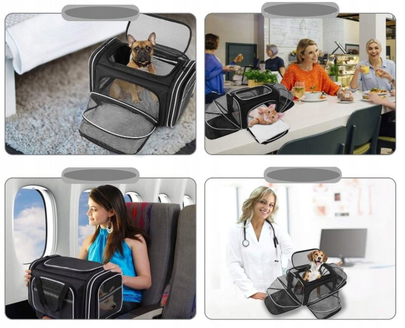 TRANSPORTERIS KOTUI, ŠUNIUI SU VENTILIACIJA SKIRTAS SKRYDŽIAMS LĖKTUVU, KELIONĖMS