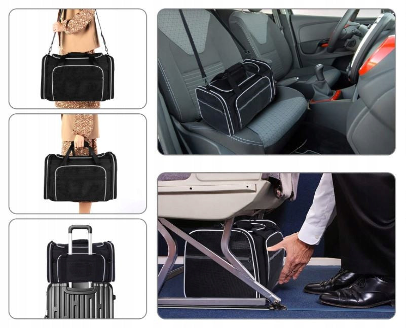 TRANSPORTERIS KOTUI, ŠUNIUI SU VENTILIACIJA SKIRTAS SKRYDŽIAMS LĖKTUVU, KELIONĖMS