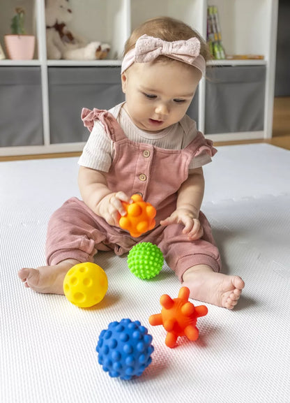 TULLO Sensoryczni kamuoliukai be skylučių, 5 vnt.