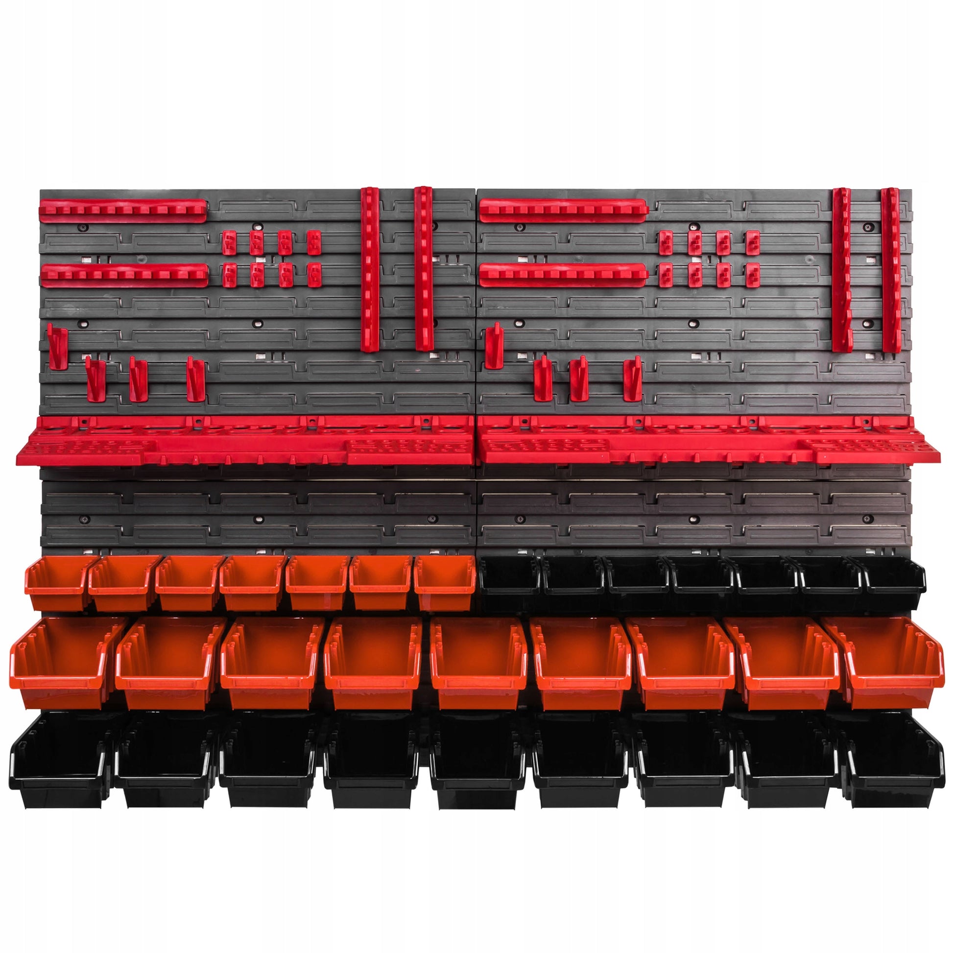 Įrankių lenta 115 x 78 cm, sienelė, 32 dėžutės, garažas, lentyna