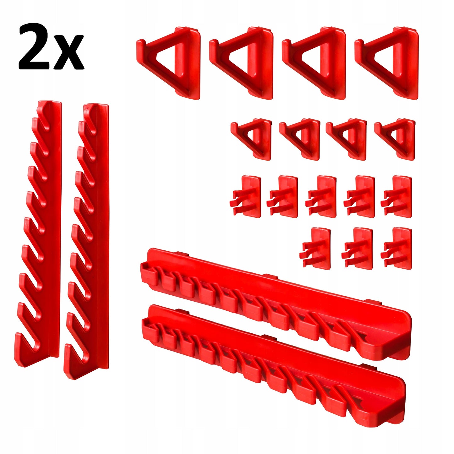 Įrankių lenta 115 x 78 cm, sienelė, 32 dėžutės, garažas, lentyna