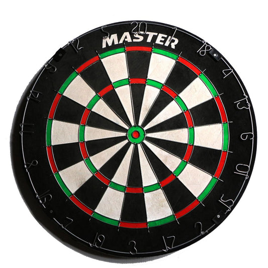 Tvirtas sizalio dartų taikinys MASTER Grande Brazil 45 cm + 6 smigukai