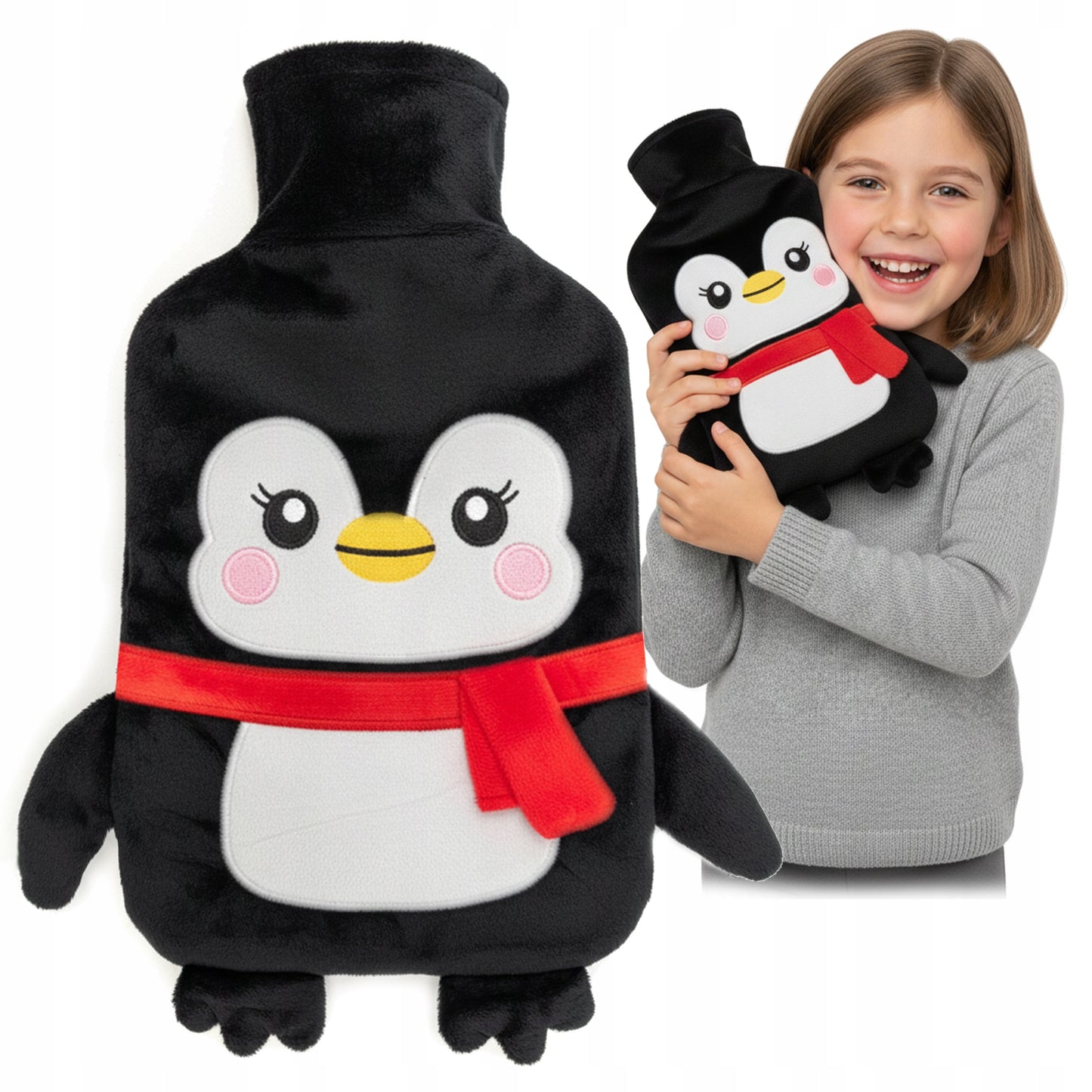 Didelis termoforas PINGWIN LAzyhome, guminis pliušinis, skirtas vaikams