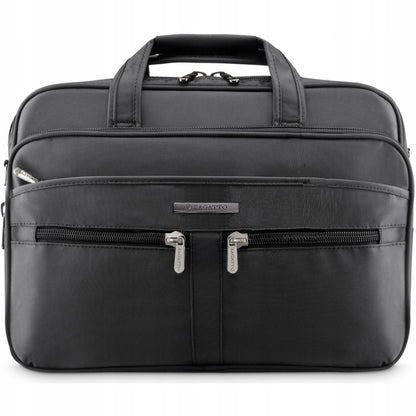 Verslo nešiojamojo kompiuterio 15,6” krepšys ant peties, talpus, vyriškas ZAGATTO