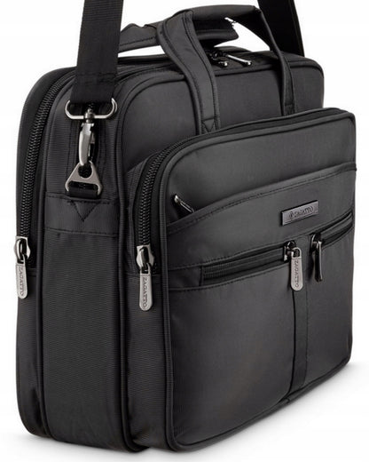 Verslo nešiojamojo kompiuterio 15,6” krepšys ant peties, talpus, vyriškas ZAGATTO