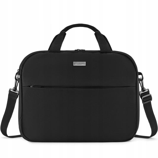 Nešiojamo kompiuterio krepšys 15,6" dviejų skyrių moteriškas vyriškas lengvas ant peties ZAGATTO