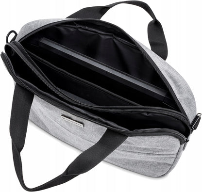 Nešiojamo kompiuterio krepšys 15,6" dviejų skyrių moteriškas vyriškas lengvas ant peties ZAGATTO