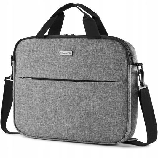 Nešiojamo kompiuterio krepšys 15,6" dviejų skyrių moteriškas vyriškas lengvas ant peties ZAGATTO