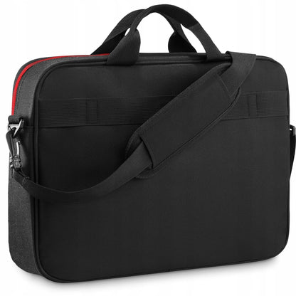 15,6 colių lengvas didelis juodas darbo krepšys moterims ir vyrams ZAGATTO