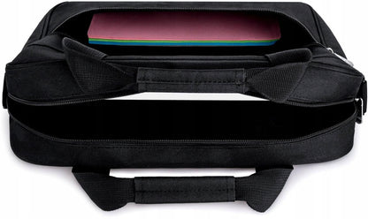 15,6 colių lengvas didelis juodas darbo krepšys moterims ir vyrams ZAGATTO