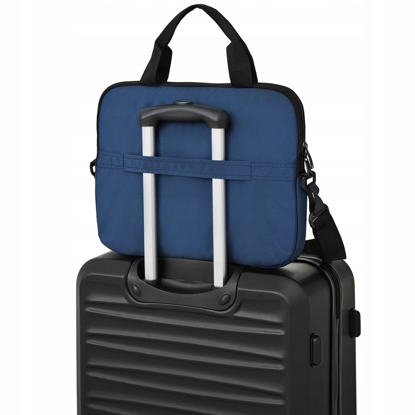 15,6 colio lengvas didelis darbo krepšys vyrams ir moterims, tamsiai mėlynas ZAGATTO