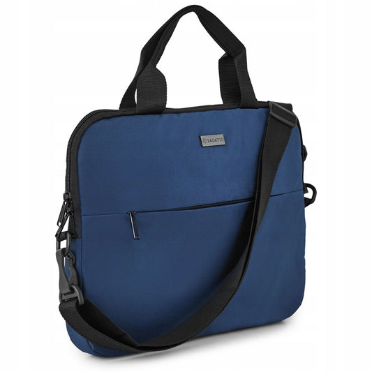 15,6 colio lengvas didelis darbo krepšys vyrams ir moterims, tamsiai mėlynas ZAGATTO