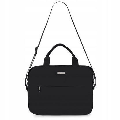 Juodas, lengvas, talpus 15,6" kompiuterio dėklas Zagatto