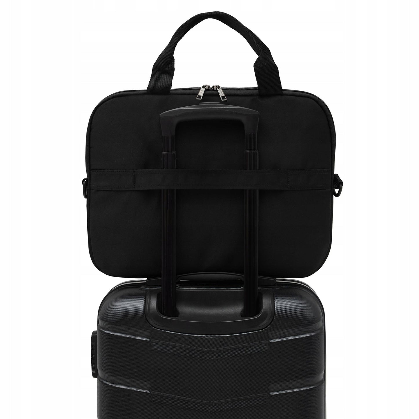 Juodas, lengvas, talpus 15,6" kompiuterio dėklas Zagatto