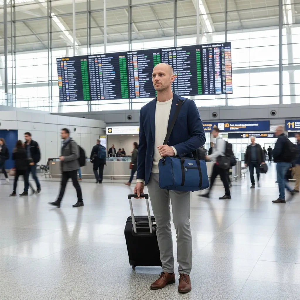 Kelioninis krepšys lėktuvui RYANAIR WIZZAIR rankinis bagažas 40x20x25 ZAGATTO
