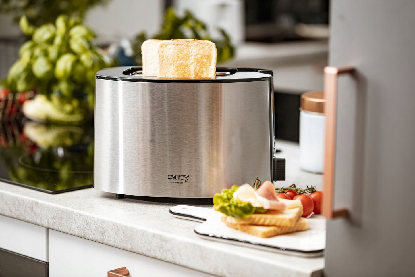 Elektrinis skrudintuvas su bandelių grotelėmis 1000W