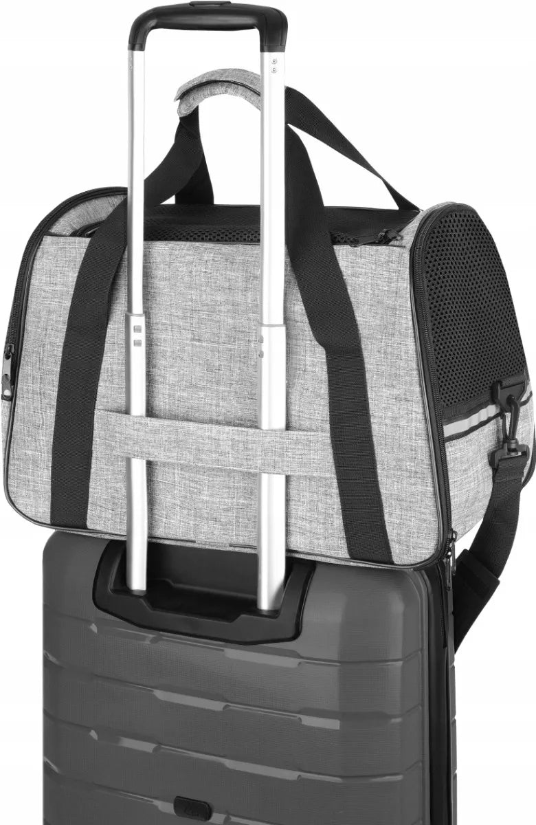 Transportavimo dėžė katei, šuniui, triušiui, narvas, aptvaras, didelis, juodas, patogus ZAGATTO