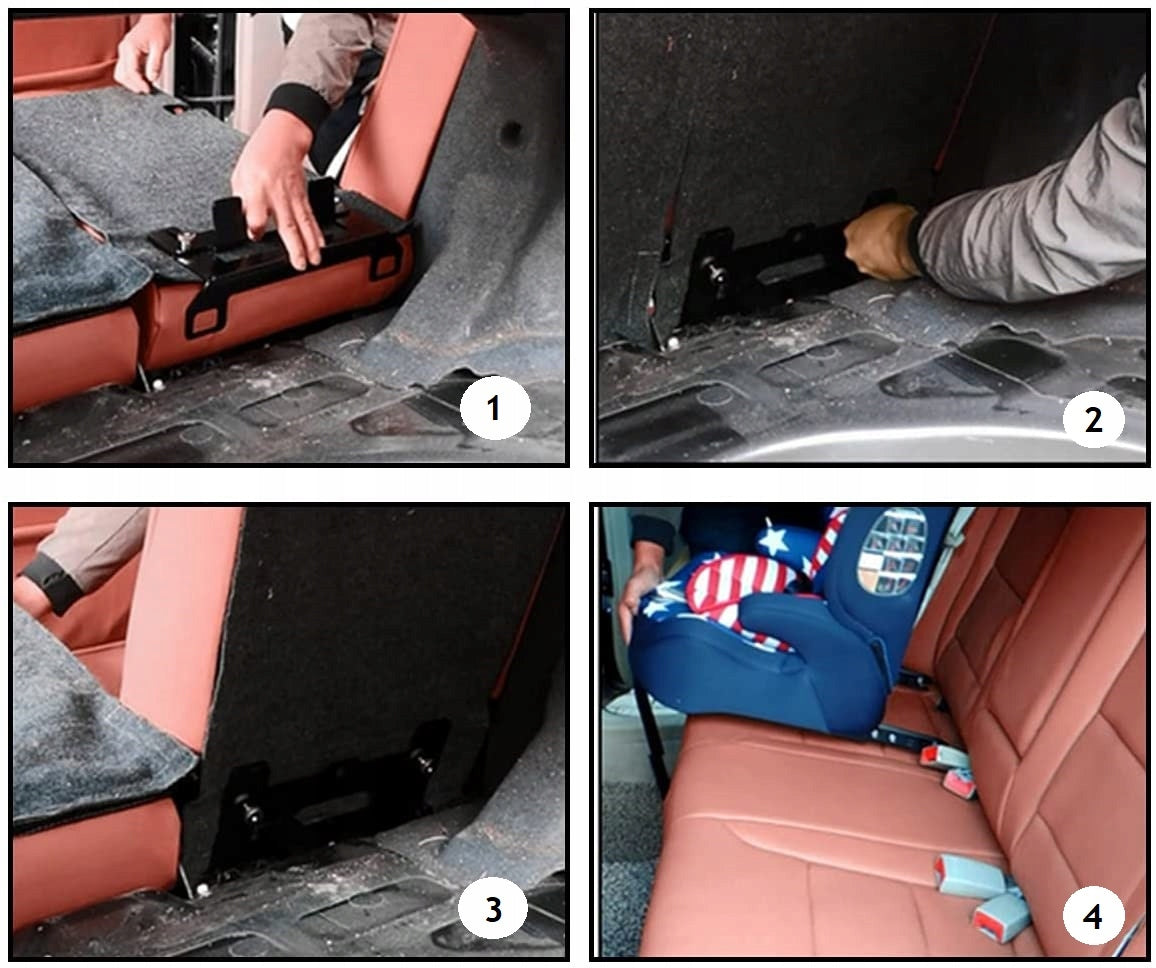 ISOFIX tvirtinimo laikiklis vaikiškos kėdutės universalus rėmas