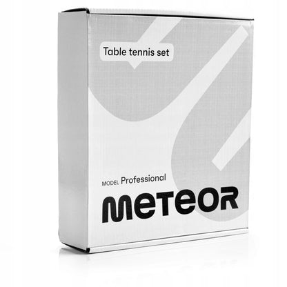 Prisukamas stalo teniso laikiklis METEOR profesionalus, 2 vnt. su tinkleliu