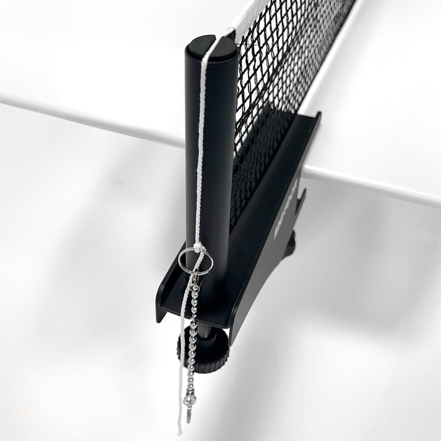 Prisukamas stalo teniso laikiklis METEOR profesionalus, 2 vnt. su tinkleliu