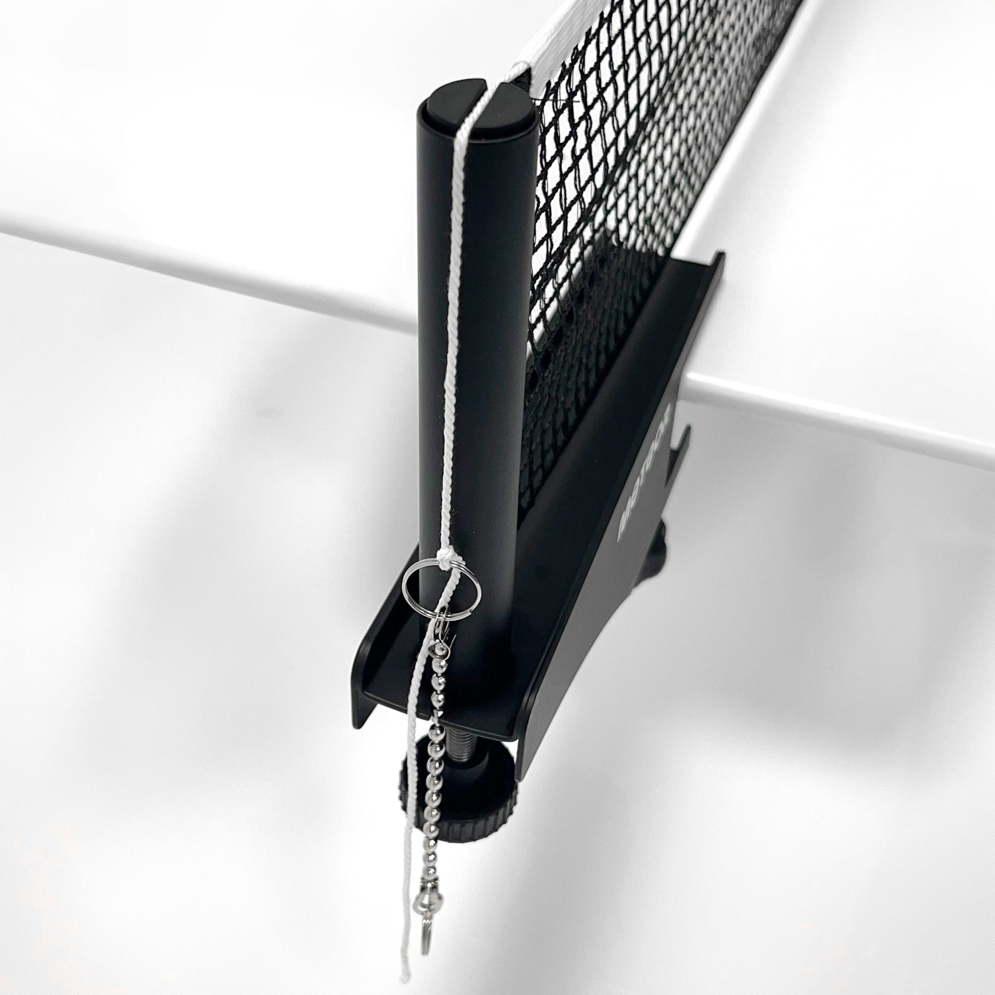 Prisukamas stalo teniso laikiklis METEOR profesionalus, 2 vnt. su tinkleliu