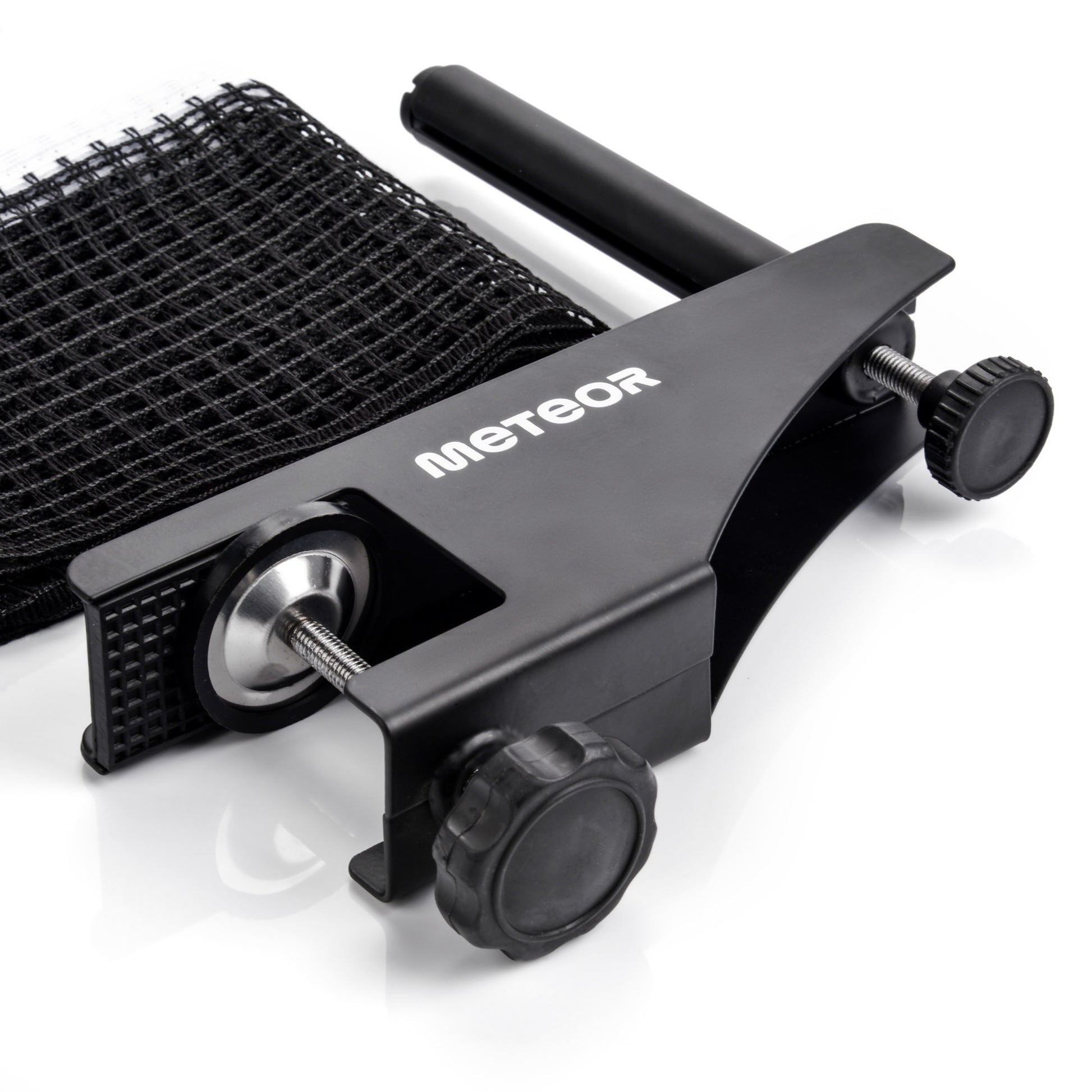 Prisukamas stalo teniso laikiklis METEOR profesionalus, 2 vnt. su tinkleliu