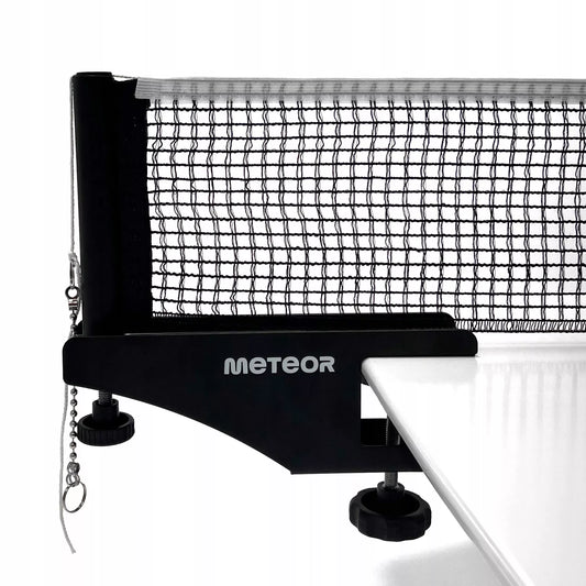Prisukamas stalo teniso laikiklis METEOR profesionalus, 2 vnt. su tinkleliu