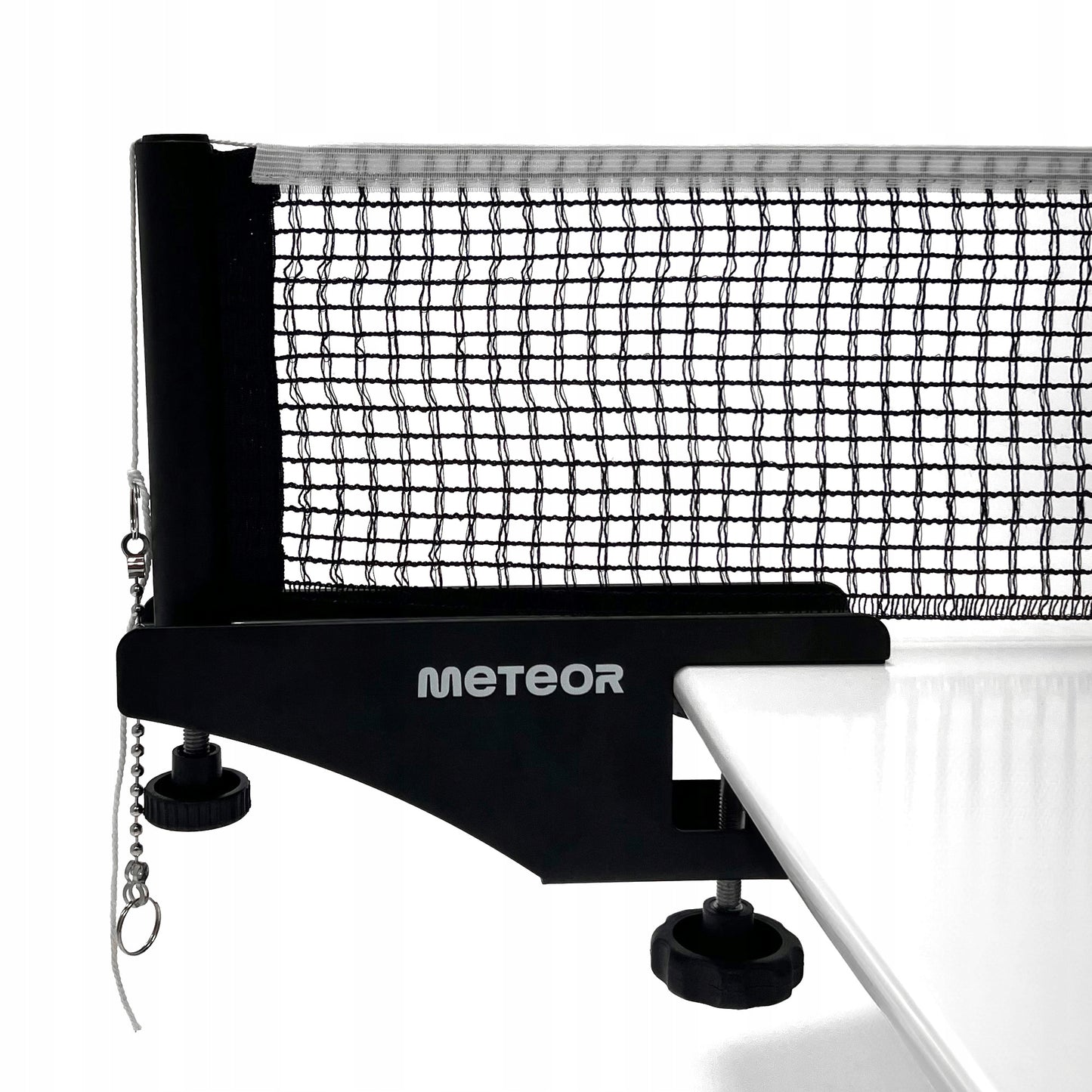 Prisukamas stalo teniso laikiklis METEOR profesionalus, 2 vnt. su tinkleliu